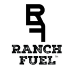 A brand for Ranch Fuel energy, the R is on top of a backwards F.